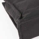 HERMES Her Line MM Hand Bag Canvas Gray Auth hk3127-11