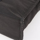 HERMES Her Line MM Hand Bag Canvas Gray Auth hk3127-12