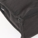 HERMES Her Line MM Hand Bag Canvas Gray Auth hk3127-13