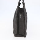 HERMES Her Line MM Hand Bag Canvas Gray Auth hk3127-4
