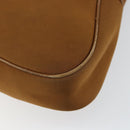 Salvatore Ferragamo Shoulder Bag Nylon Brown Silver Auth hk3129-12