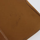 Salvatore Ferragamo Shoulder Bag Nylon Brown Silver Auth hk3129-15