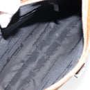 Salvatore Ferragamo Shoulder Bag Nylon Brown Silver Auth hk3129-19