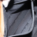 Salvatore Ferragamo Shoulder Bag Nylon Brown Silver Auth hk3129-22