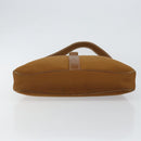 Salvatore Ferragamo Shoulder Bag Nylon Brown Silver Auth hk3129-9