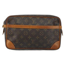 LOUIS VUITTON Monogram Compiegne 28 Clutch Bag M51845 LV Auth hk3130-13