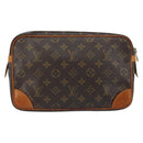 LOUIS VUITTON Monogram Compiegne 28 Clutch Bag M51845 LV Auth hk3130-2