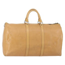 LOUIS VUITTON Epi Keepall 50 Boston Bag Beige M42941 LV Auth hk3136-1