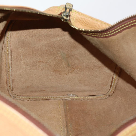 LOUIS VUITTON Epi Keepall 50 Boston Bag Beige M42941 LV Auth hk3136