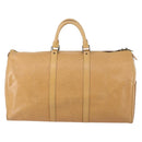 LOUIS VUITTON Epi Keepall 50 Boston Bag Beige M42941 LV Auth hk3136-2
