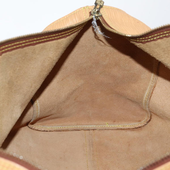 LOUIS VUITTON Epi Keepall 50 Boston Bag Beige M42941 LV Auth hk3136