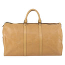 LOUIS VUITTON Epi Keepall 50 Boston Bag Beige M42941 LV Auth hk3136-3