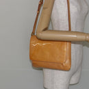 LOUIS VUITTON Monogram Vernis Thompson Street Bag Pink M91070 LV Auth hk3137-21