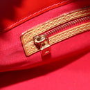 LOUIS VUITTON Monogram Vernis Reade PM Hand Bag Red Rouge M91088 LV Auth hk3140-17