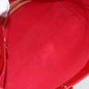 LOUIS VUITTON Monogram Vernis Reade PM Hand Bag Red Rouge M91088 LV Auth hk3140-11