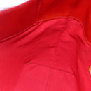 LOUIS VUITTON Monogram Vernis Reade PM Hand Bag Red Rouge M91088 LV Auth hk3140-19