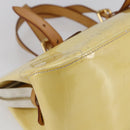 LOUIS VUITTON Monogram Vernis Rosewood Avenue Hand Bag Perle M93508 Auth hk3143-16