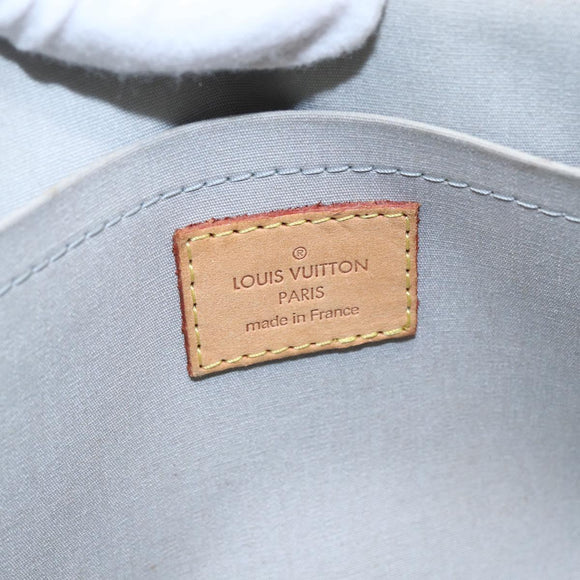 LOUIS VUITTON Monogram Vernis Rosewood Avenue Handtas Perle M93508 Auth hk3143