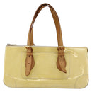 LOUIS VUITTON Monogram Vernis Rosewood Avenue Hand Bag Perle M93508 Auth hk3143-13