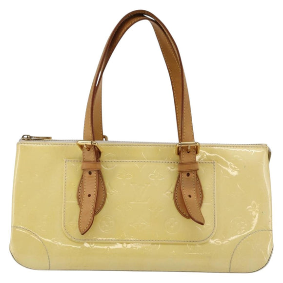 LOUIS VUITTON Monogram Vernis Rosewood Avenue Handtas Perle M93508 Auth hk3143