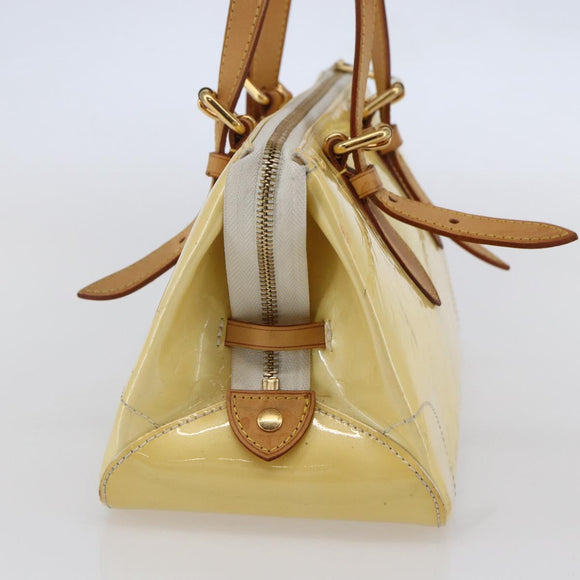 LOUIS VUITTON Monogram Vernis Rosewood Avenue Handtas Perle M93508 Auth hk3143