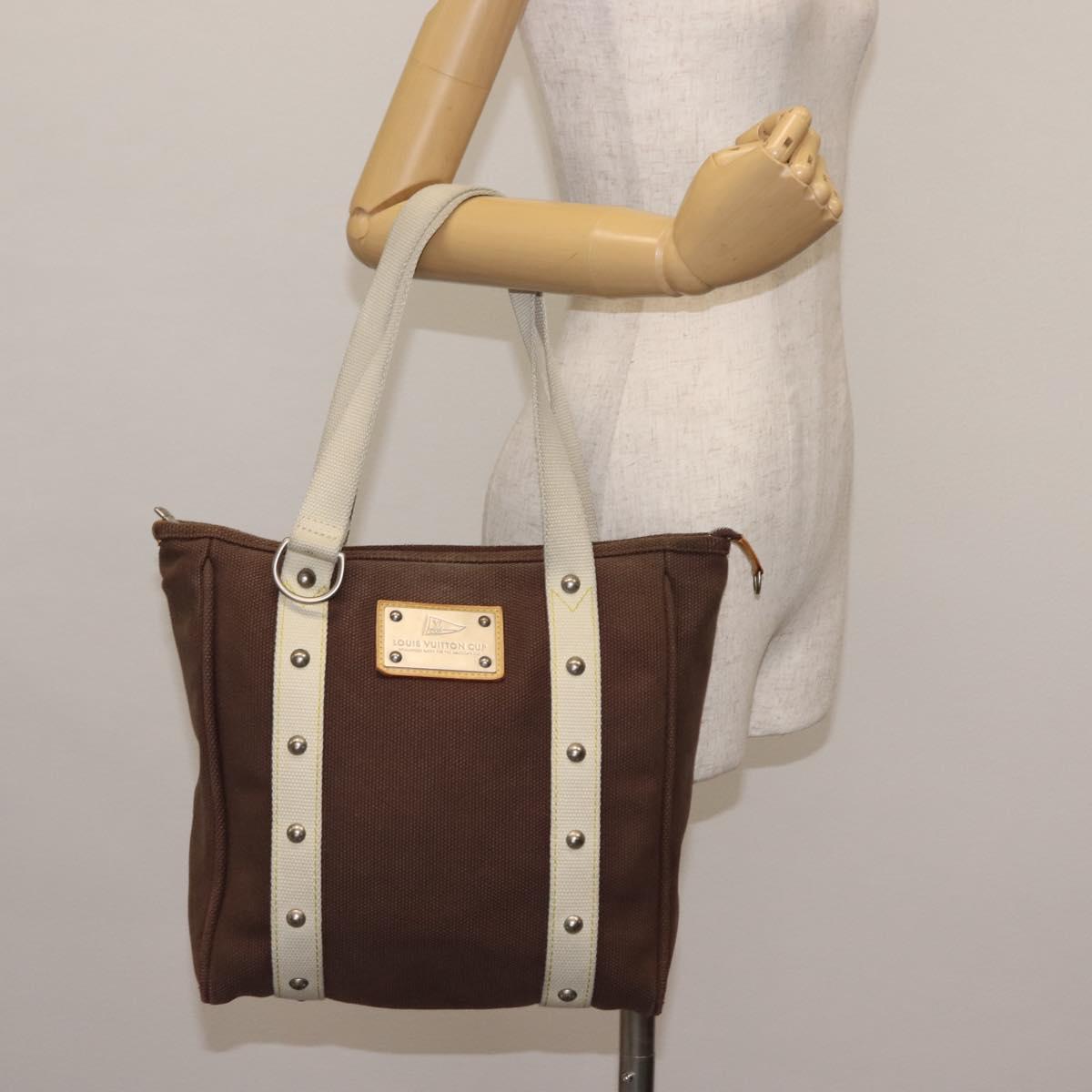 LOUIS VUITTON LV cup Cabas MM Antigua Tote Bag Brown M80663