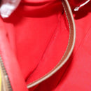 BOTTEGA VENETA INTRECCIATO Hand Bag Canvas Yellow Gold Auth hk3145-20