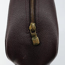 LOUIS VUITTON Taiga Trousse Toilette GM Clutch Bag Acajou M30216 LV Auth hk3146-8