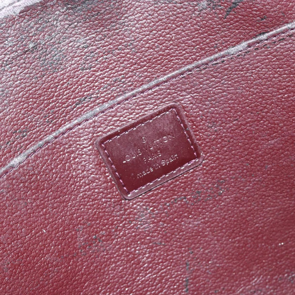 LOUIS VUITTON Taiga Trousse Toilette GM Clutch Bag Acajou M30216 LV Auth hk3146