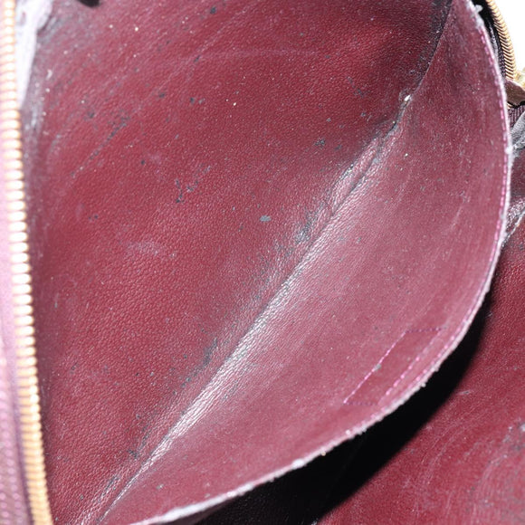 LOUIS VUITTON Taiga Trousse Toilette GM Clutch Bag Acajou M30216 LV Auth hk3146