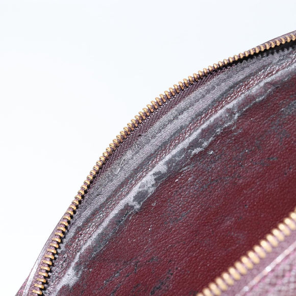 LOUIS VUITTON Taiga Trousse Toilette GM Clutch Bag Acajou M30216 LV Auth hk3146