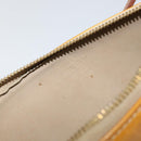 LOUIS VUITTON Monogram Vernis Lexington Pouch Beige M91010 LV Auth hk3147-18
