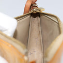 LOUIS VUITTON Monogram Vernis Lexington Pouch Beige M91010 LV Auth hk3147-19