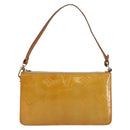LOUIS VUITTON Monogram Vernis Lexington Pouch Beige M91010 LV Auth hk3147-13