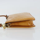 LOUIS VUITTON Monogram Vernis Lexington Pouch Beige M91010 LV Auth hk3147-4