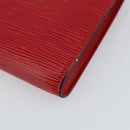 LOUIS VUITTON Epi Pochette Accessoires Pouch Red M52947 LV Auth hk3148-15