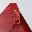 LOUIS VUITTON Epi Pochette Accessoires Pouch Red M52947 LV Auth hk3148-17