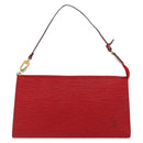 LOUIS VUITTON Epi Pochette Accessoires Pouch Red M52947 LV Auth hk3148-13