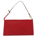 LOUIS VUITTON Epi Pochette Accessoires Pouch Red M52947 LV Auth hk3148-2