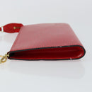 LOUIS VUITTON Epi Pochette Accessoires Pouch Red M52947 LV Auth hk3148-4