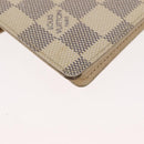 LOUIS VUITTON Damier Azur Agenda PM Day Planner Cover R20706 LV Auth hk3150-7