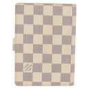 LOUIS VUITTON Damier Azur Agenda PM Day Planner Cover R20706 LV Auth hk3150-2