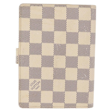 LOUIS VUITTON Damier Azur Agenda PM Day Planner Cover R20706 LV Auth hk3150 - 0