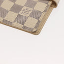 LOUIS VUITTON Damier Azur Agenda PM Day Planner Cover R20706 LV Auth hk3150-15