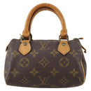 LOUIS VUITTON Monogram Mini Speedy Hand Bag M41534 LV Auth hk3156-13