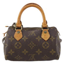 LOUIS VUITTON Monogram Mini Speedy Hand Bag M41534 LV Auth hk3156-2