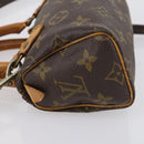 LOUIS VUITTON Monogram Mini Speedy Hand Bag M41534 LV Auth hk3156-4