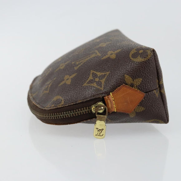 LOUIS VUITTON Monogram Pochette Cosmetic PM Pouch M43998 LV Auth hk3157