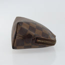 LOUIS VUITTON Damier Ebene Pochette Cosmetic PM Pouch N47516 LV Auth hk3158-3