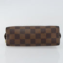 LOUIS VUITTON Damier Ebene Pochette Cosmetic PM Pouch N47516 LV Auth hk3158-6